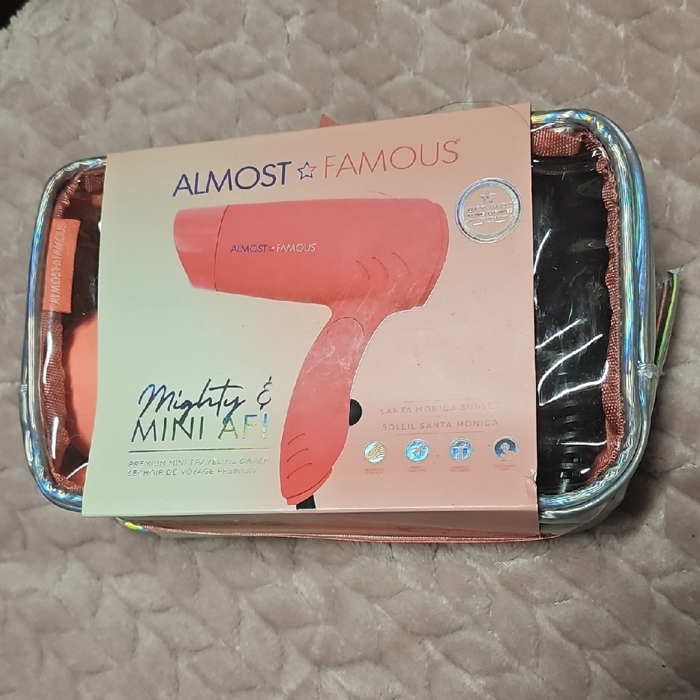 Almost Famous Mighty And Mini Hair Dryer Set